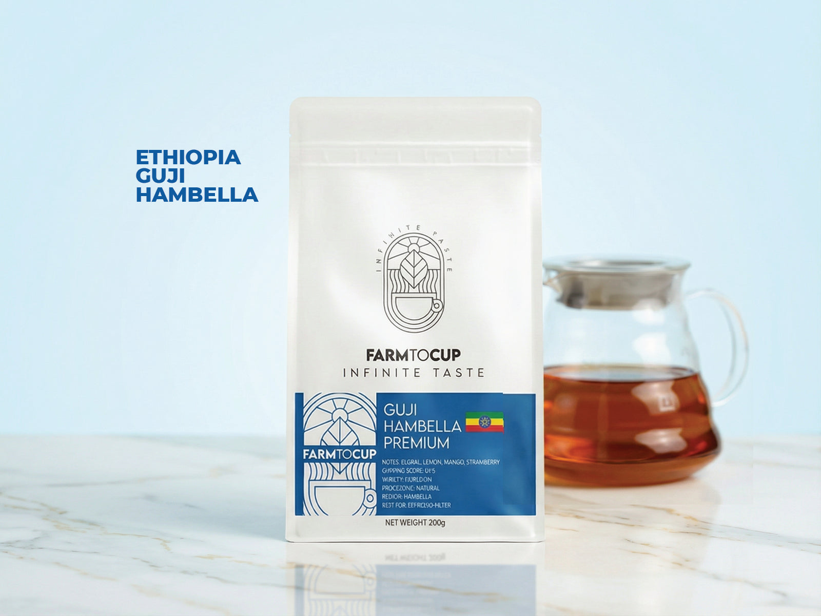Ethiopia Guji Hambella Premium coffee — floral, lemon, mango, natural process