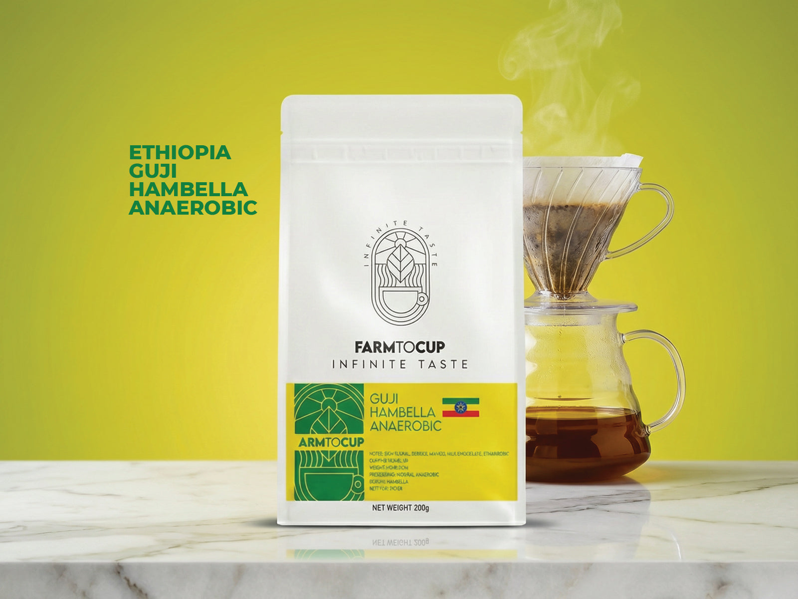 Ethiopia Guji Hambella Anaerobic coffee — berries, rich floral, complex natural