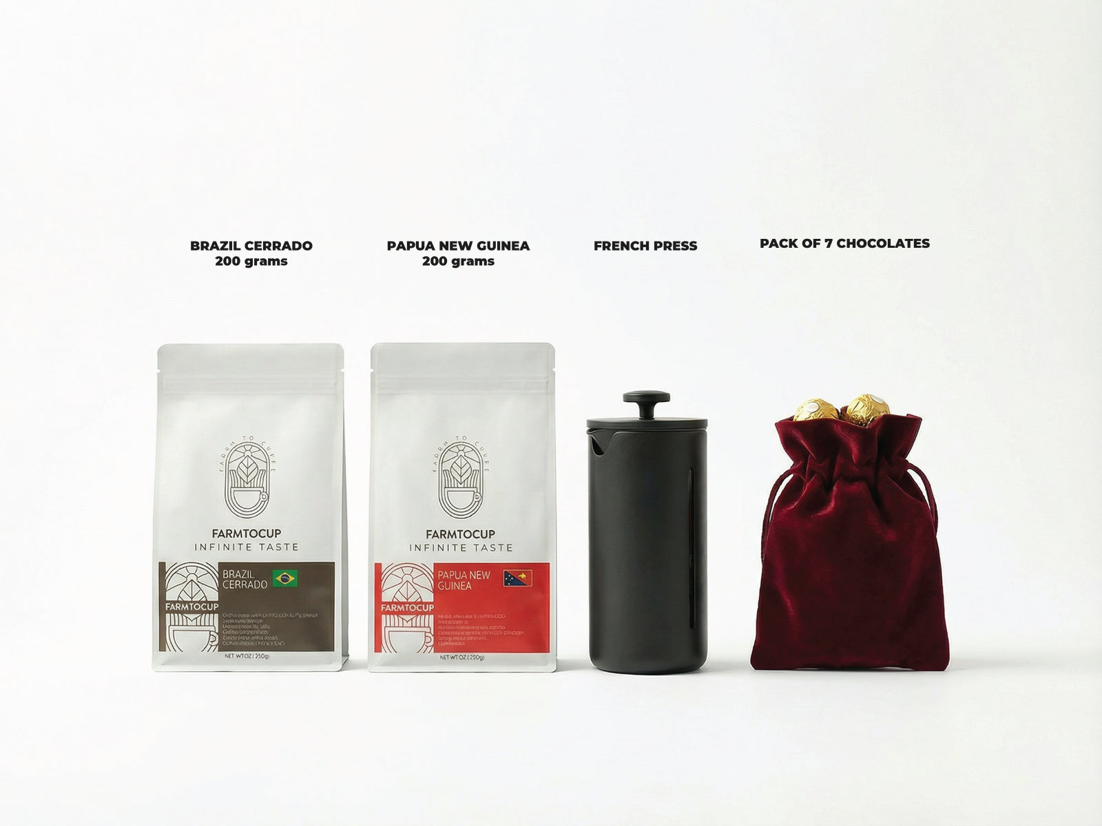 Timemore French Press included in Farm to Cup coffee gift box UAE