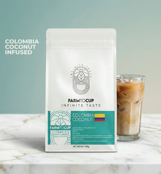 Colombia Coconut co-fermented coffee bag — toasted coconut, creamy vanilla, Pink Bourbon